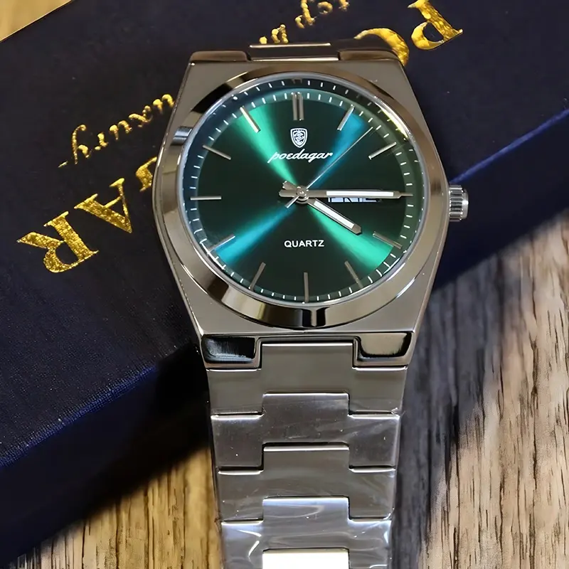 Poedagar 930 | Inside Green | Men's Luminous Wristwatch